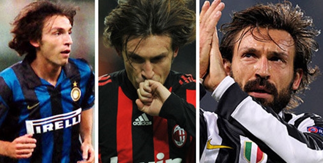 10 danh thủ từng khoác áo cả Milan, Inter và Juventus