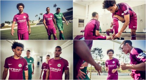 Man City tung mẫu áo đấu sân khách ‘cực lạ’