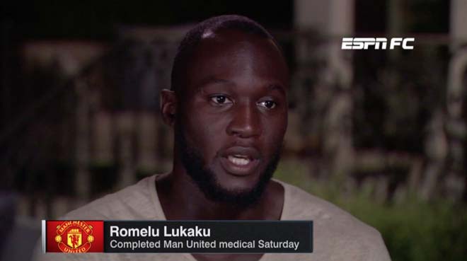 Romelu Lukaku: “Khi nhận được cuộc gọi từ Man United, tôi không phải suy nghĩ thêm lần thứ 2”