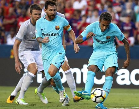 Neymar tiếp tục lập công, Barca nhẹ nhàng ‘bắn hạ’ một MU đầy lúng túng