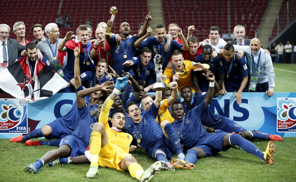 Tuyển Pháp vô địch U20 World Cup 2013 đang ở đâu?