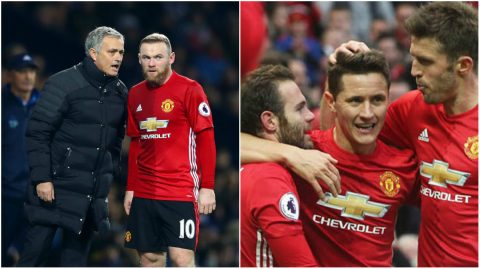 CHÍNH THỨC: Mourinho đã tìm ra người thay thế Rooney cho…tấm băng đội trưởng