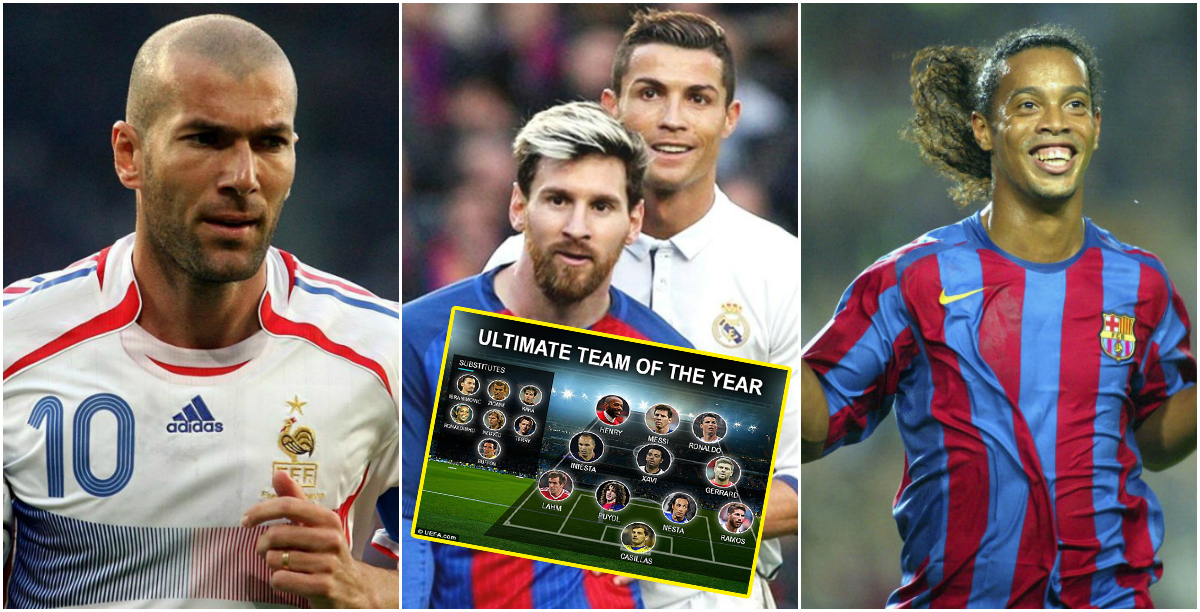 Ronaldo và Messi lĩnh xướng đội hình 11 ngôi sao xuất sắc nhất thế kỷ 21 do UEFA bình chọn