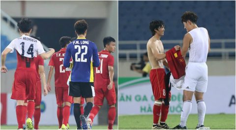 Cầu thủ Ngôi sao K-League thân thiện đổi áo với Tuấn Anh, Xuân Trường