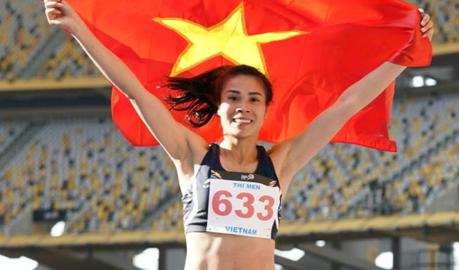 Vũ Thị Mến phá kỷ lục quốc gia nhảy 3 bước, giật HCV SEA Games 29