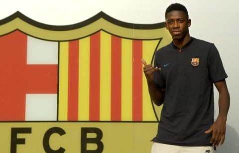 Dembele có mặt tại Camp Nou, chuẩn bị ra mắt Barcelona