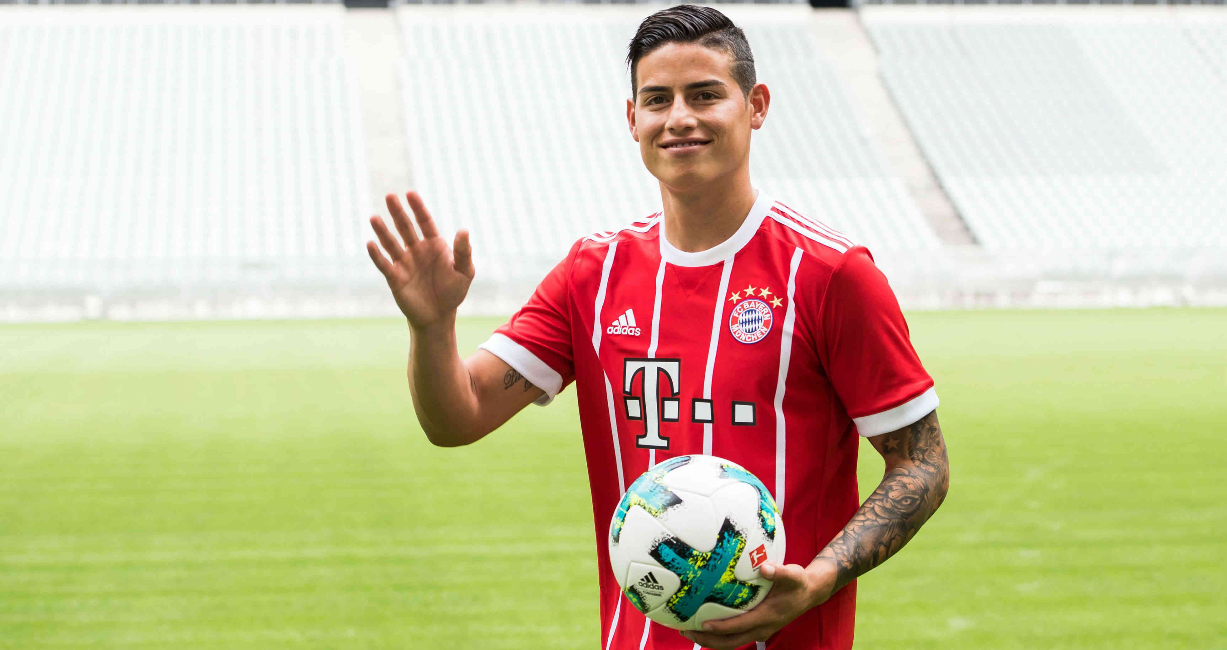 Tiết lộ: chi tiết ‘khủng’ trong HĐ của James Rodriguez ở Bayern Munich