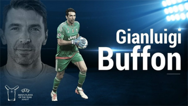 ƯCV cầu thủ hay nhất UEFA 2017 – Gianluigi Buffon