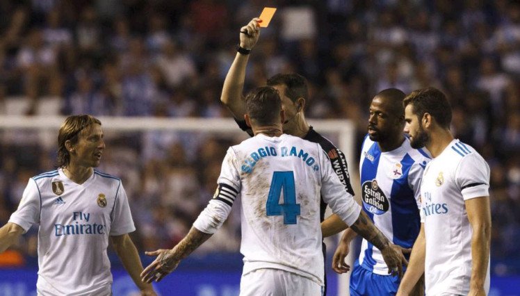 Top 10 Vua thẻ đỏ trong lịch sử La Liga: ‘Kỷ lục gia’ Sergio Ramos