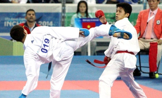 Karatedo liên tiếp đánh ra vàng trước các đối thủ Thái Lan