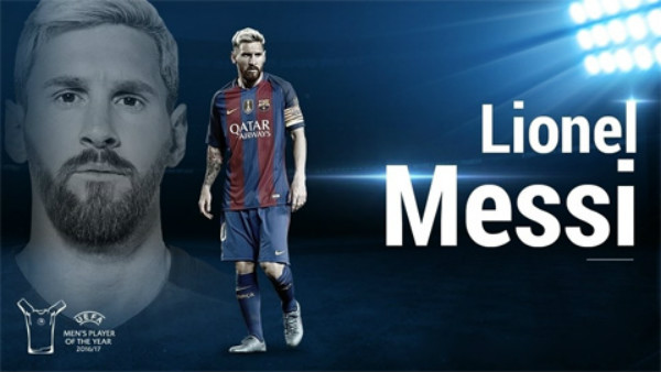 ƯCV cầu thủ hay nhất UEFA 2017 – Lionel Messi