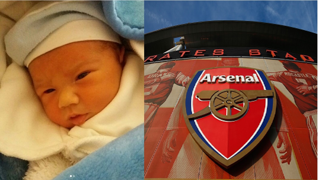 Hy hữu: Fan cuồng đặt tên 2 người con là… Arsenal