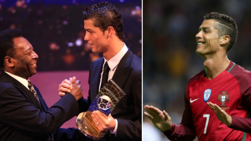 Bị ‘hậu bối’ Ronaldo vượt mặt, Vua bóng đá Pele phản ứng thế nào?