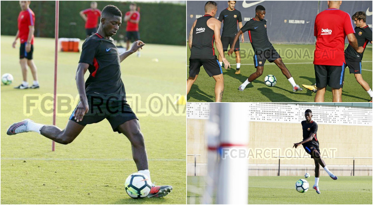 ‘Siêu bom tấn’ Dembele tích cực luyện tập, chờ ngày ra mắt La Liga