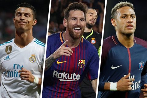 FIFA công bố danh sách 3 ứng cử viên cho danh hiệu The Best 2017: Neymar, Messi đấu Ronaldo