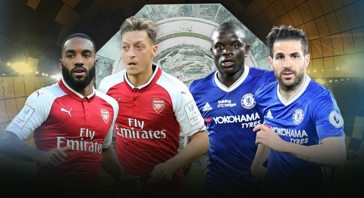 Đội hình kết hợp giữa đại chiến Chelsea vs Arsenal: Cú sốc 10+1