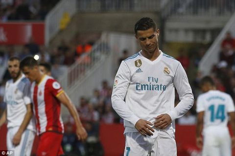 Ronaldo lại tịt ngòi đáng thất vọng, Real thua ngược cực sốc trước đội mới lên hạng khiến cả thế giới bàng hoàng