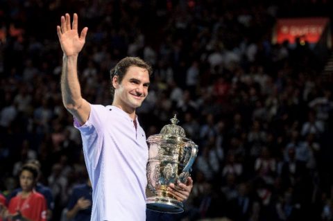 Ngược dòng đánh bại Del Potro, Roger Federer lần thứ 8 vô địch Basel Open