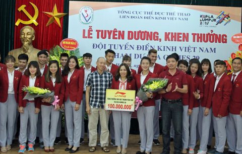 Điền kinh Việt Nam nhận thưởng tiền tỷ sau kỳ tích SEA Games