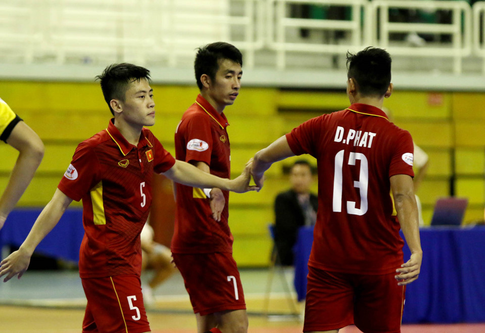 CHÙM ẢNH: ĐT futsal Việt Nam bay cao với chiến thắng hủy diệt 18-0 trước Brunei