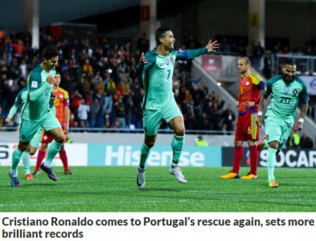 Ronaldo lại sắm vai người hùng cứu Bồ Đào Nha: Báo chi hết lời tung hô, fan cuồng tranh thủ “dìm hàng” Messi