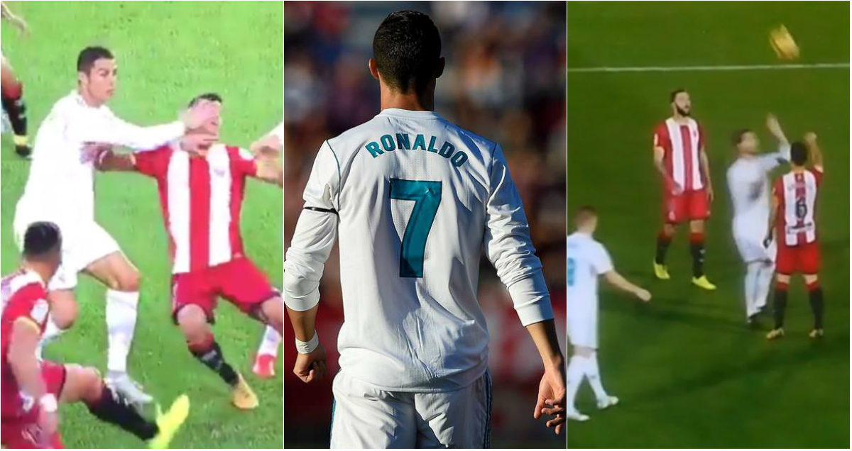 CHÙM ẢNH: ‘Chân gỗ’ Ronaldo và hình ảnh một Real xấu xí ở Catalonia khiến NHM bức xúc
