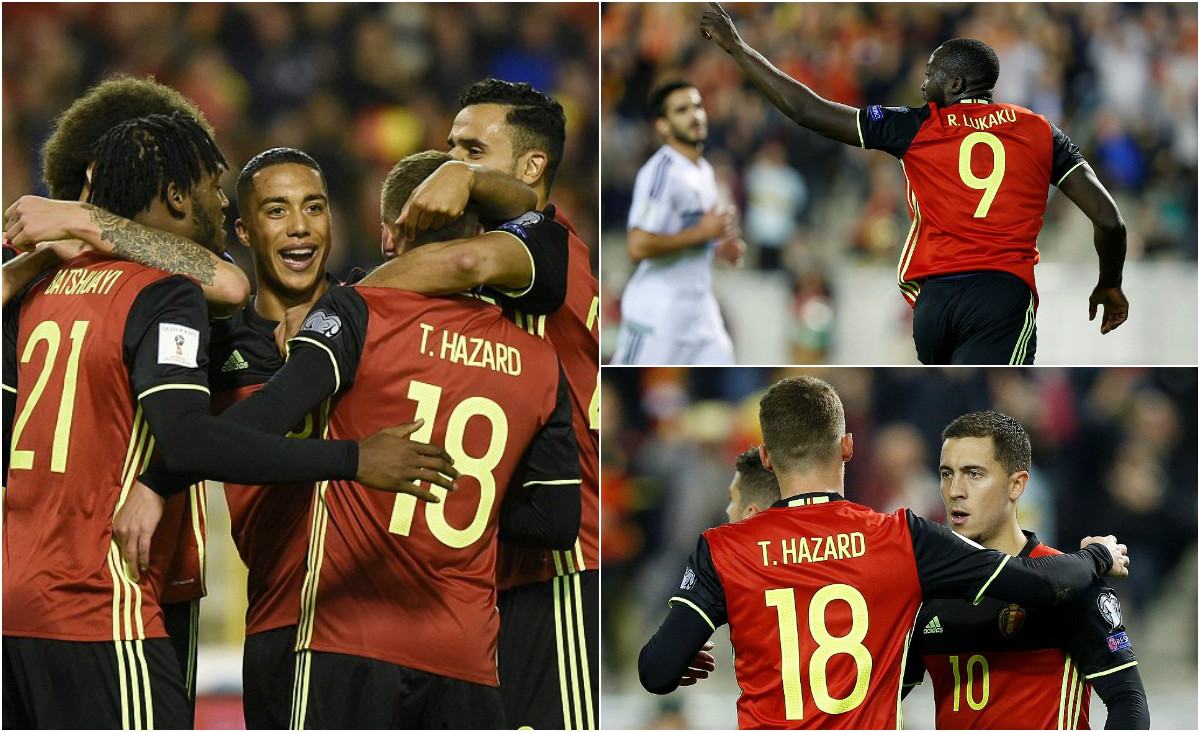 Song sát Hazard – Lukaku ghi bàn, Bỉ dễ dàng đè bẹp Đảo Síp đồng thời tạo nên kỳ tích ở vòng loại World Cup 2018