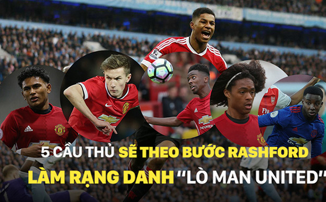 5 tài năng trẻ hứa hẹn sẽ theo bước Rashford làm rạng danh “Lò Man United”