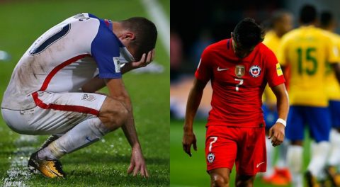 Nhìn lại những “cú ngã” đau đớn nhất tại vòng loại World Cup 2018