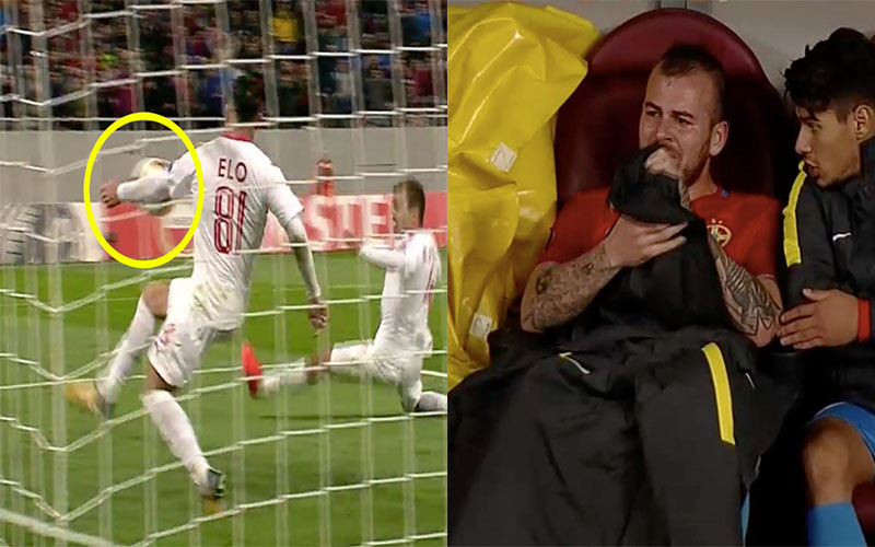HY HỮU: Trọng tài phớt lờ pha cứu thua bằng tay lộ liễu ở Europa League, cầu thủ khóc nức nở vì bị… thay ra sân