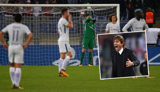 Giữa tin đồn bị sa thải, Conte vẫn dọa “xử trảm” mọi ngôi sao sau trận thua sấp mặt trước Roma