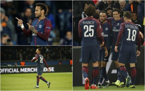 Siêu hậu vệ làm lu mờ tuyệt phẩm của Neymar, PSG nghiền nát Anderlecht lấy vé vào vòng Knock-out