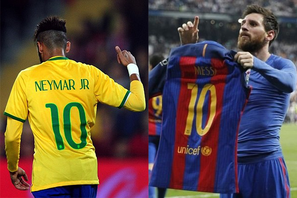 TOP 5 số 10 xuất sắc nhất thế giới 30 năm qua: Neymar chưa là gì, Messi không phải số 1!