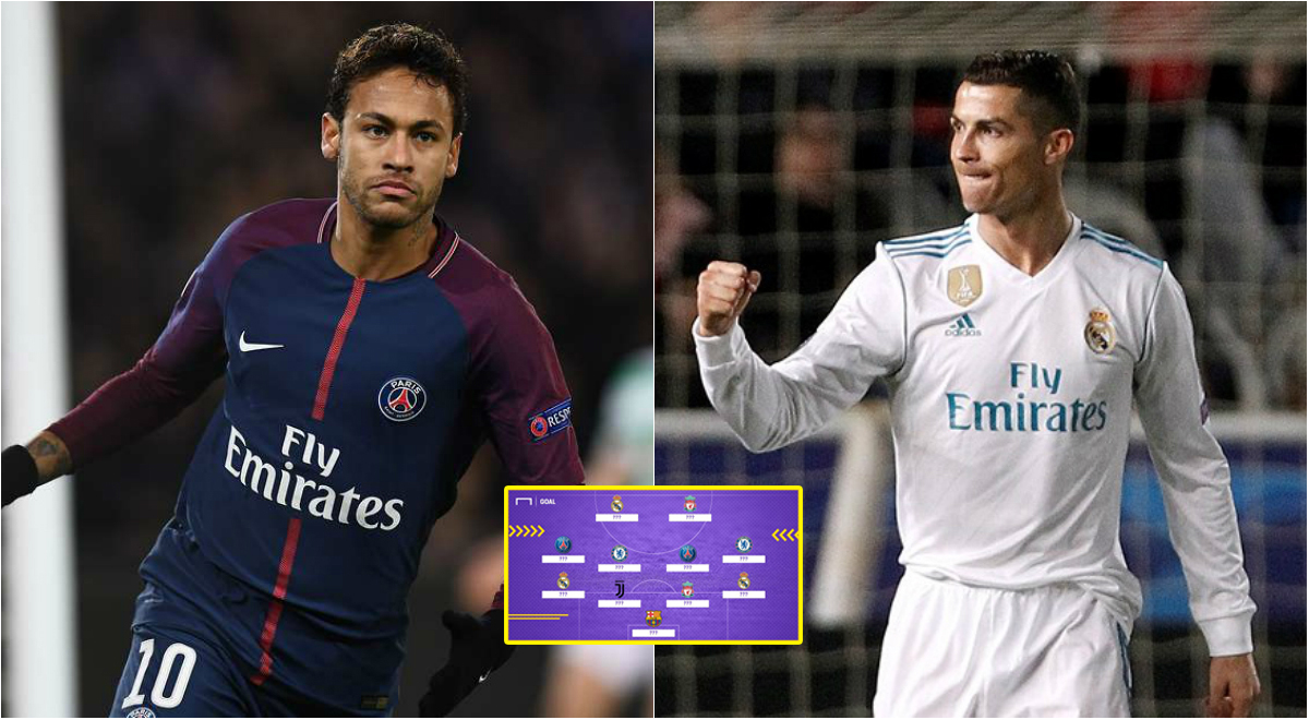 Song kiếm trong mơ Neymar – Ronaldo lĩnh xướng ĐH tiêu biểu lượt trận 5 vòng bảng Champions League