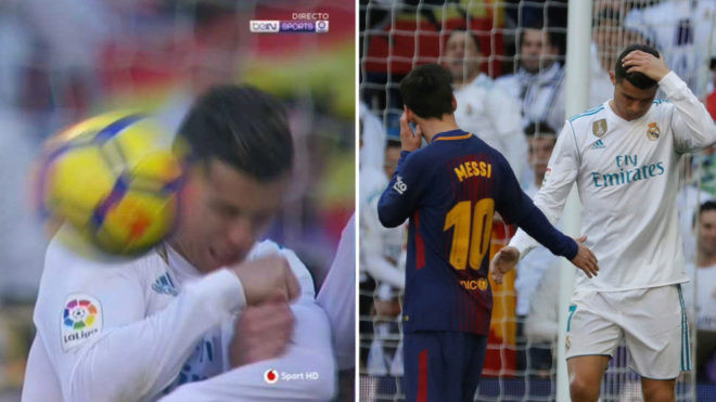 Tỏa sáng rực rỡ đánh bại Real, Messi còn hành động cực đẹp sau khi sút trúng mặt Ronaldo