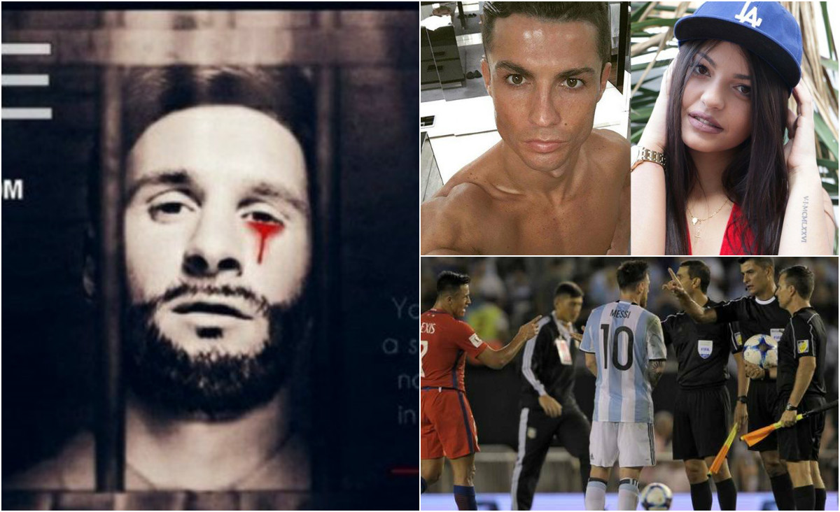 Top 10 Scandal chấn động nhất làng túc cầu trong năm 2017: Ronaldo ngoại tình với gái teen, Messi chửi trọng tài, bị IS dọa “làm thịt”
