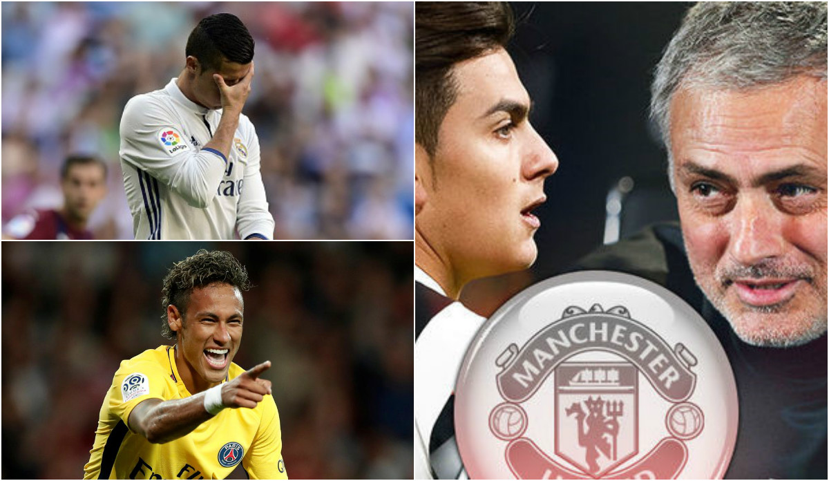 10 tin chuyển nhượng HOT nhất 24h qua: Mourinho dọn chỗ cho Dybala về M.U; Real “bán đứng” Ronaldo để mua Neymar