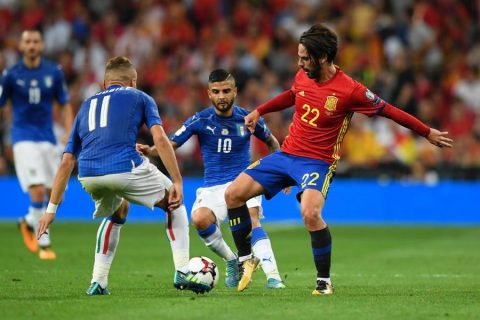 Tây Ban Nha đứng trước nguy cơ bị loại, Italia một lần nữa sống lại hy vọng dự World Cup 2018
