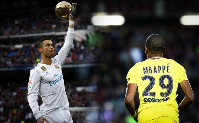 Từ cậu bé may mắn được Ronaldo xoa đầu, Mbappe đã sẵn sàng khiến thần tượng… sấp mặt