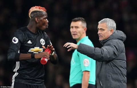 Tiết lộ SỐC: Paul Pogba ăn thẻ đỏ, lỡ đại chiến Man City vì giận… Mourinho