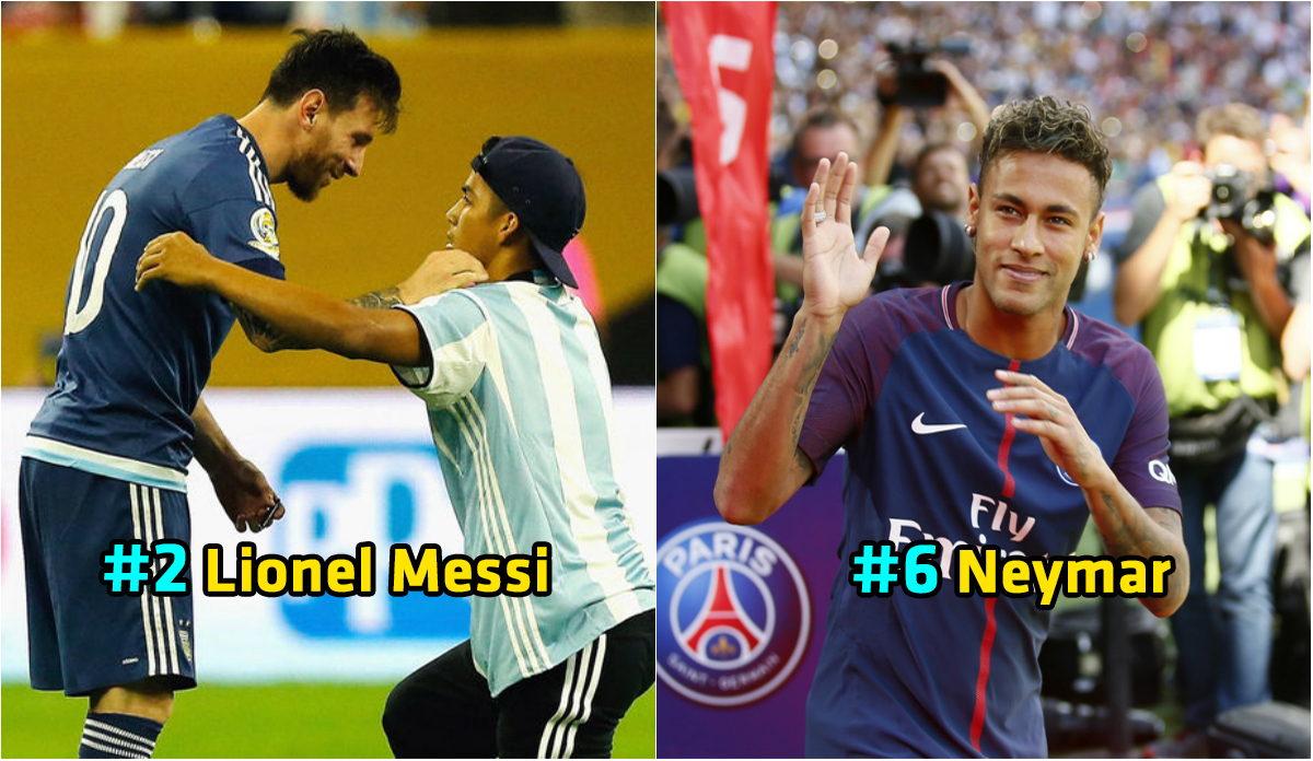 Top 10 cầu thủ có lượng fan hâm hộ đông đảo nhất thế giới: Messi ngậm ngùi đứng thứ 2