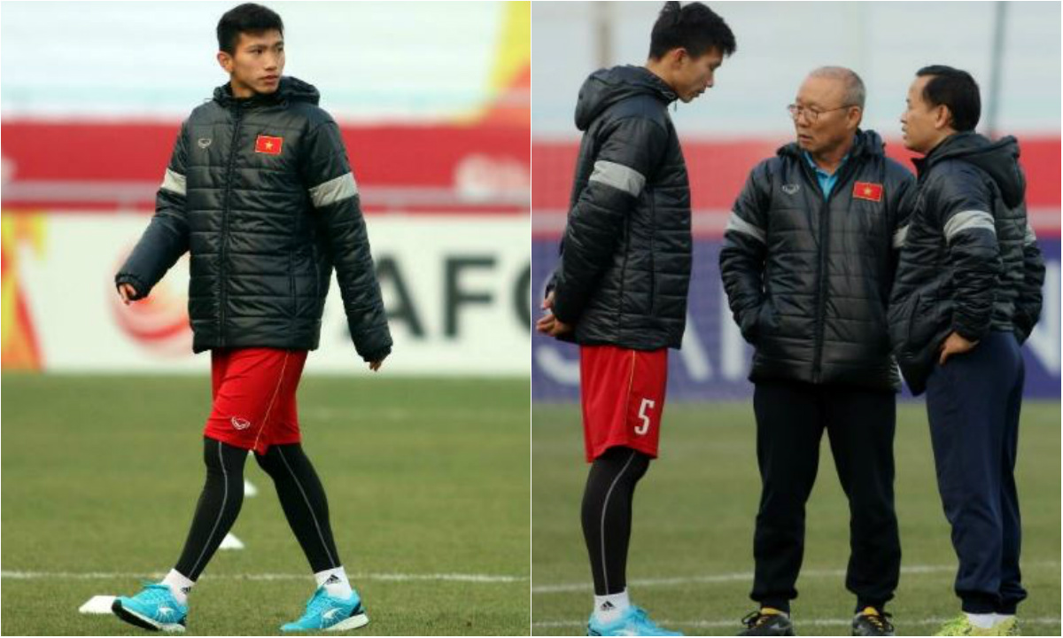 Nén đau xin Thầy cho ra trận chiều nay, Văn Hậu nhận câu trả lời bất ngờ từ HLV Park Hang Seo