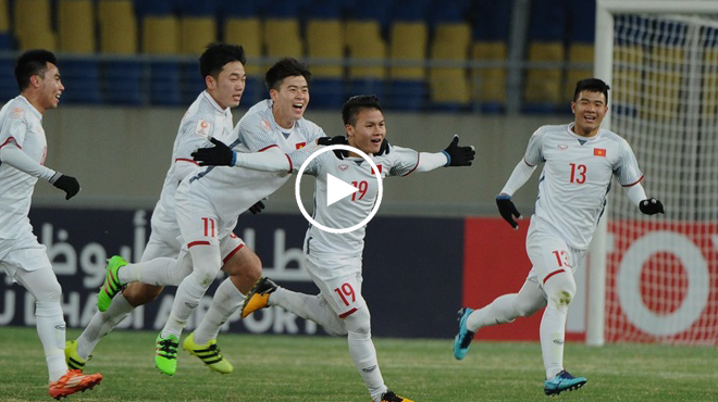 VIDEO: Top 5 bàn thắng đẹp nhất vòng bảng U23 Châu Á; Quang Hải “cô đơn” trên đỉnh