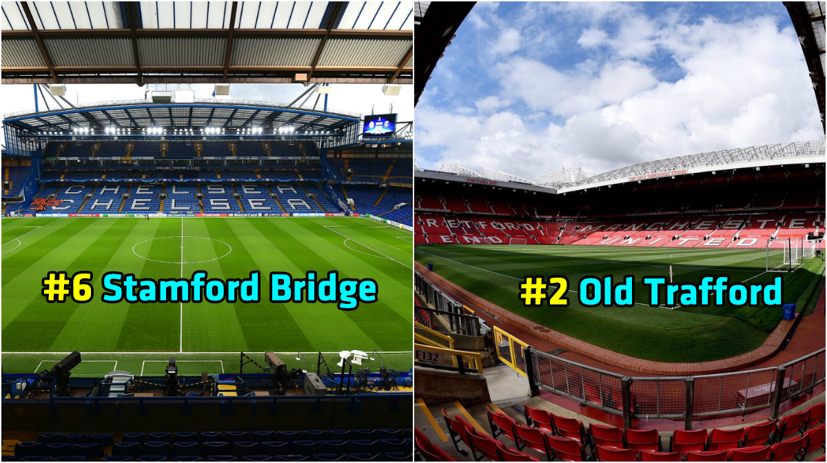 Top 10 sân vận động đẹp nhất Ngoại Hạng Anh hiện tại: Old Trafford không phải là nhất