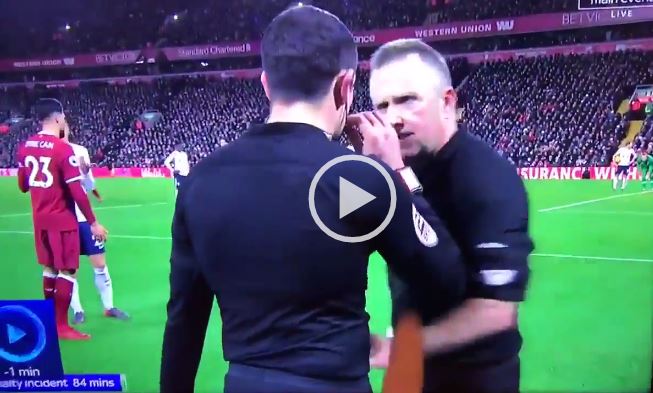 VIDEO: Trọng tài biên… ăn mừng khi Liverpool bị thổi phạt đền “oan nghiệt” phút 90+5?