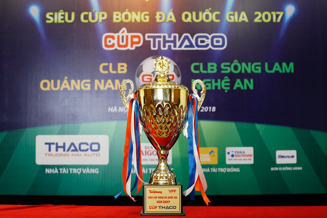 Hơn nửa tỷ đồng tiền thưởng tại trận Siêu cúp Quốc gia giữa SLNA vs Quảng Nam