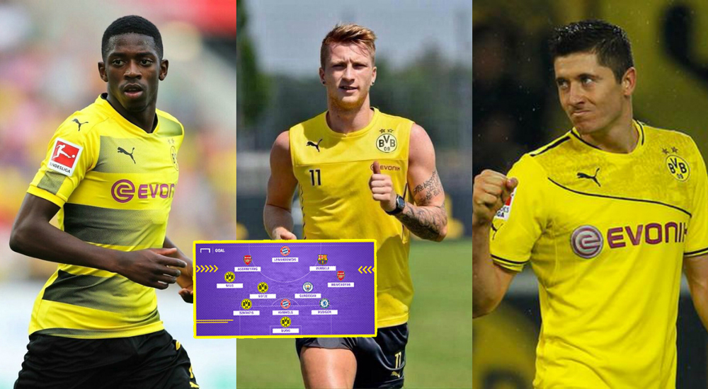 Đội hình 11 siêu sao cân cả trời Âu của Dortmund nếu không bán máu