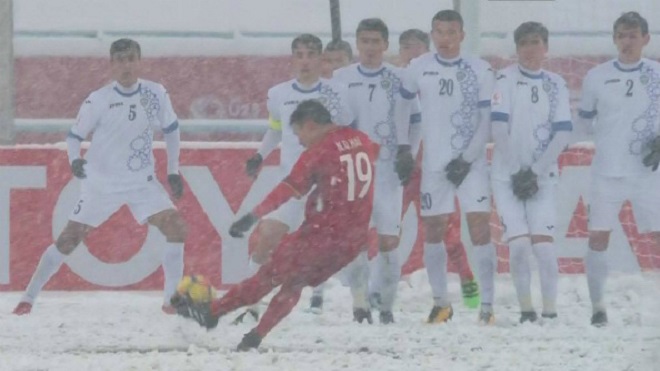 AFC chính thức công bố bàn thắng đẹp nhất U23 châu Á: Siêu phẩm ‘Cầu vồng tuyết’ thắng tuyệt đối