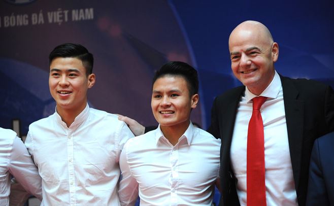 Chủ tịch FIFA: ‘Tôi cảm thấy vô cùng tự hào về bóng đá Việt Nam’