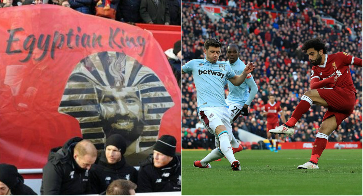CHÙM ẢNH: ‘Vua Ai Cập’ xuất hiện tại Anfield trong ngày Salah lập kỷ lục “khủng”